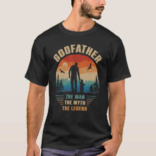 Godfather the Man the Myth the Legend Mannen Sunse T-shirt