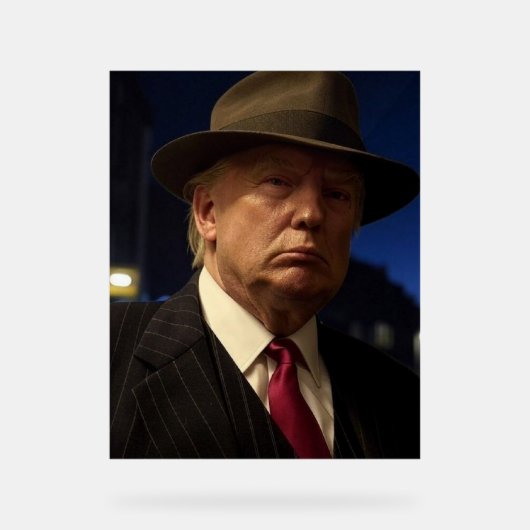 Godfather van Amerika Don J. Trump Acryl Bord (Voorkant)