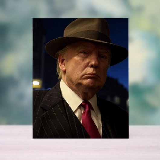 Godfather van Amerika Don J. Trump Acryl Bord (Neutraal)