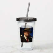 Godfather van Amerika Don J. Trump Acryl Drinkbeker (Achterkant)