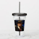 Godfather van Amerika Don J. Trump Acryl Drinkbeker (Voorkant)