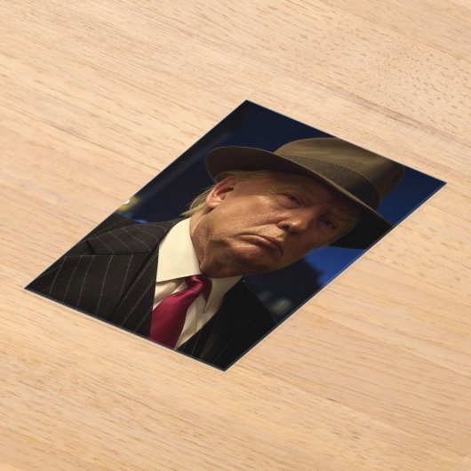 Godfather van Amerika Don J. Trump Acryl Uitnodigingen (Laagn)