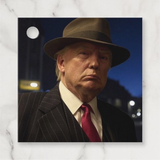 Godfather van Amerika Don J. Trump Bedankjes Labels (Voorkant)