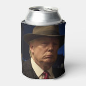 Godfather van Amerika Don J. Trump Blikjeskoeler (Blikje Voorkant)