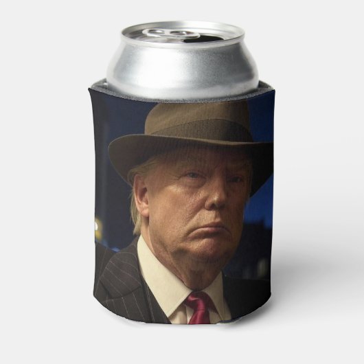 Godfather van Amerika Don J. Trump Blikjeskoeler (Blikje Achterkant)