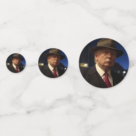 Godfather van Amerika Don J. Trump Confetti (Achterkanten)
