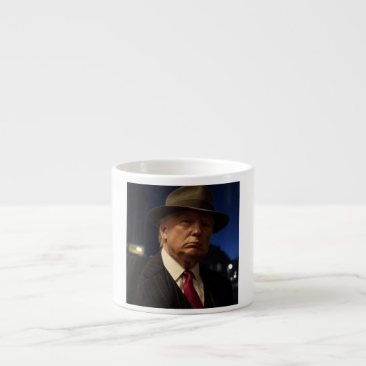 Godfather van Amerika Don J. Trump Espresso Kop (Voorkant)