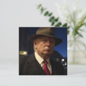 Godfather van Amerika Don J. Trump Feestdagenkaart (Staand voorkant)