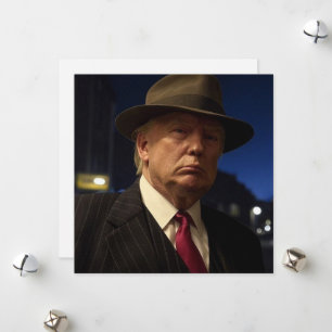 Godfather van Amerika Don J. Trump Feestdagenkaart