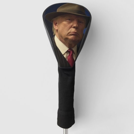 Godfather van Amerika Don J. Trump Golfheadcover (Voorkant)
