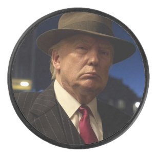 Godfather van Amerika Don J. Trump Hockey Puck