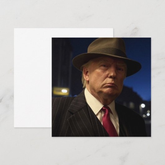 Godfather van Amerika Don J. Trump Kaart (Voorkant / Achterkant)