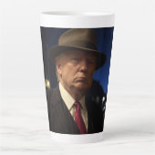 Godfather van Amerika Don J. Trump Latte Mok (Voorkant)
