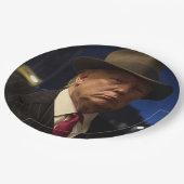 Godfather van Amerika Don J. Trump Papieren Bordje (Gekanteld)