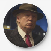 Godfather van Amerika Don J. Trump Papieren Bordje (Voorkant)