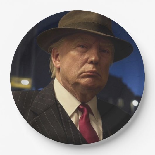 Godfather van Amerika Don J. Trump Papieren Bordje (Voorkant)