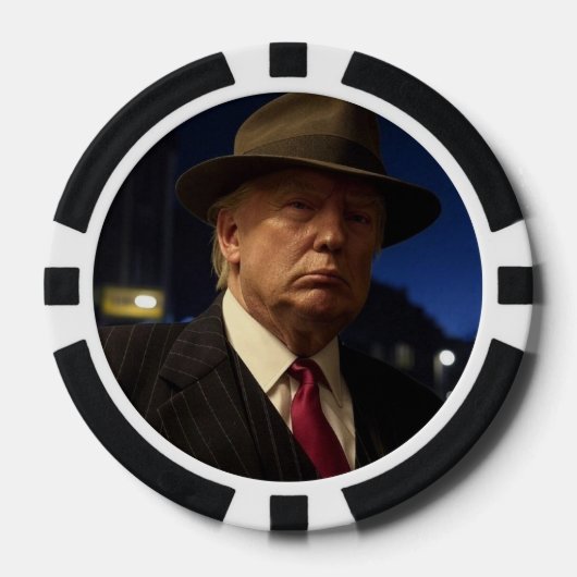 Godfather van Amerika Don J. Trump Poker Chips (Voorkant)