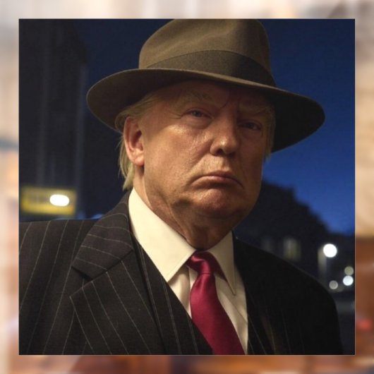 Godfather van Amerika Don J. Trump Raamsticker (Vel 2)