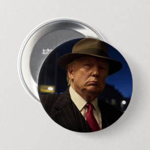 Godfather van Amerika Don J. Trump Ronde Button 7,6 Cm