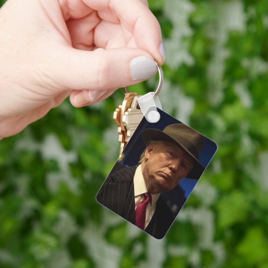 Godfather van Amerika Don J. Trump Sleutelhanger (Hand)