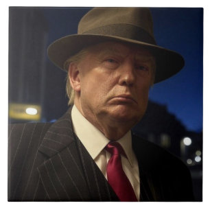 Godfather van Amerika Don J. Trump Tegeltje