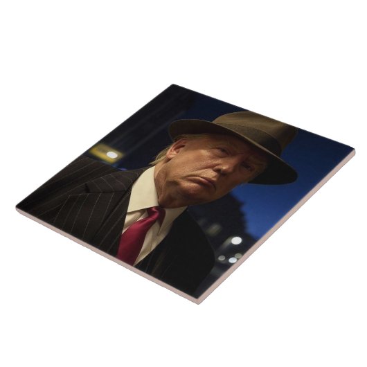 Godfather van Amerika Don J. Trump Tegeltje (Zijkant)