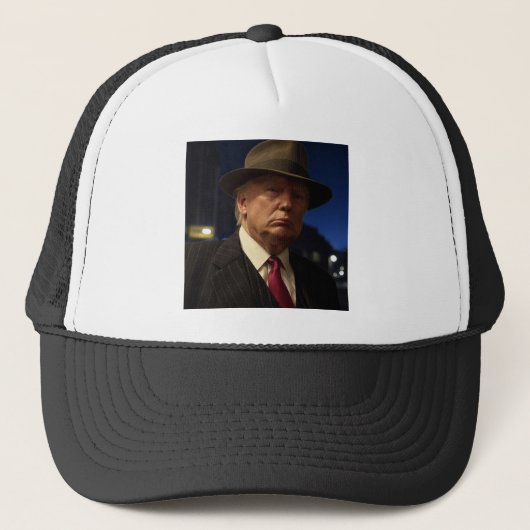 Godfather van Amerika Don J. Trump Trucker Pet (Voorkant)