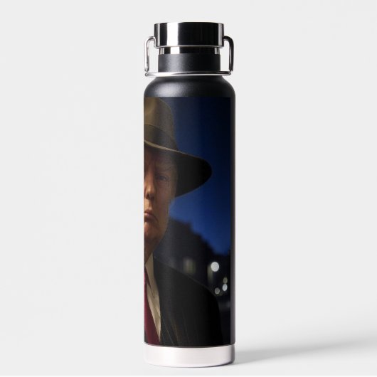 Godfather van Amerika Don J. Trump Waterfles (Achterkant)