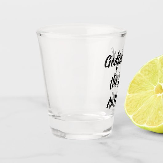 Godfather van de Bride Black Custom Name Wedding Shot Glas (Links)