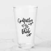 Godfather van de Bride Glas (Voorkant)