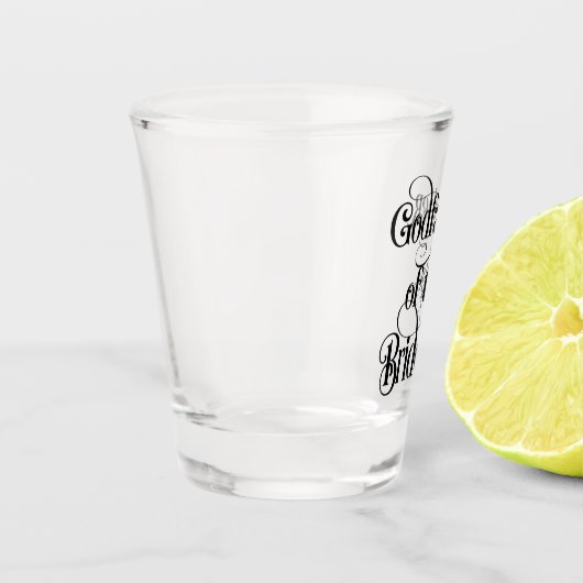 Godfather van de bride Shot Glass Shot Glas (Links)