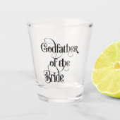 Godfather van de bride Shot Glass Shot Glas (Voorkant)