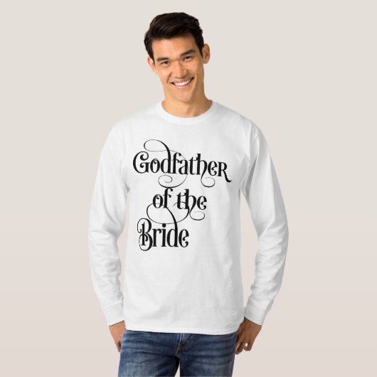 Godfather van de Bride T-Shirt (Voorkant volledig)