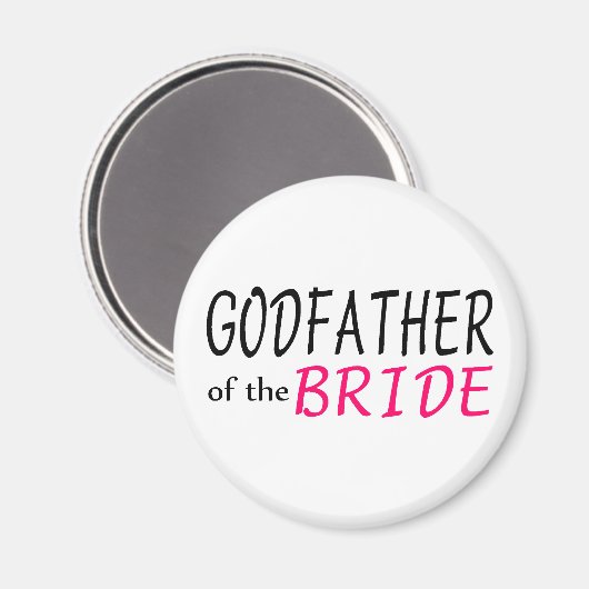Godfather van de bruid magneet (Voorkant / Achterkant)