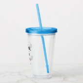 Godfather van de Bruidegom Acryl Tumbler Drinkbeker (Links)