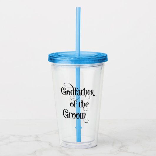 Godfather van de Bruidegom Acryl Tumbler Drinkbeker (Voorkant)