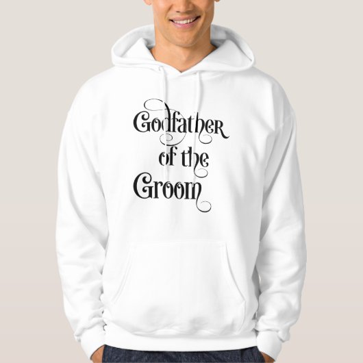 Godfather van de Bruidegom Hoodie (Voorkant)