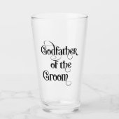 Godfather van de Groom Glass Glas (Voorkant)