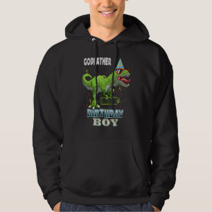 Godfather van de jongen Rex Dinosaur Birthda Hoodie