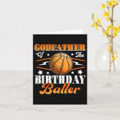 Godfather van de verjaardag Byller Bysketbyll vade Kaart (Gele Bloem)