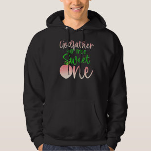 Godfather van de verjaardag een perzik 1e zomer fr hoodie