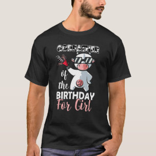 Godfather van de verjaardag meisje familie Koe eer T-shirt