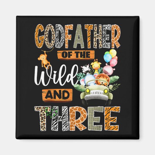 Godfather van de wilde & drie 3de verjaardag jonge magneet (Voorkant)
