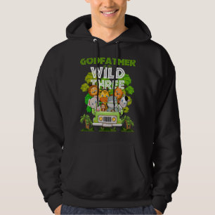 Godfather van de wilde drie dierentuin vrachtwagen hoodie