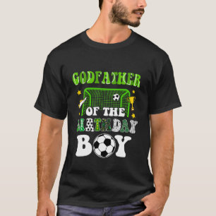 Godfather van het verjaardagsfeest van de Boy Socc T-shirt