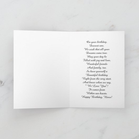 Godfather - Verjaardag - Bloemen met Vlinders Kaart (Binnen)