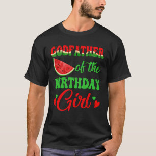 Godfather Verjaardag Een in een meloen Watermeloen T-shirt