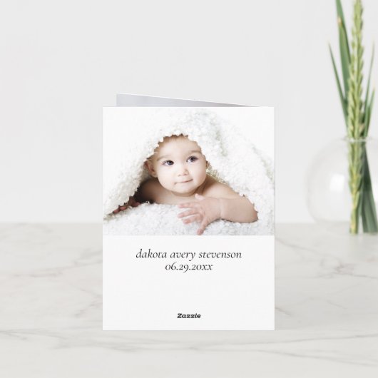 Godfather-voorstel | Eenvoudig klassiek script 2 F Kaart (Achterkant)