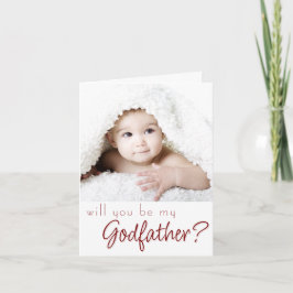 Godfather-voorstel | Eenvoudig klassiek script 2 F Kaart