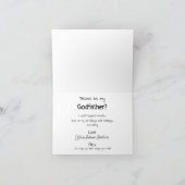 Godfather-voorstel voor voetafdruk van pasgeborene (Binnen)